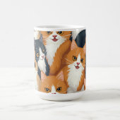 niedliche KatzenTasse. Kaffeetasse (Mittel)