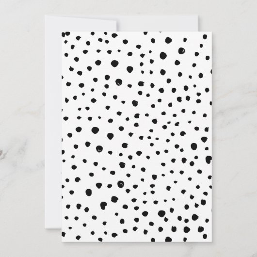 Niedliche Katzenthema-Party Einladung (Rückseite)