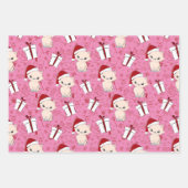 Niedliche Katzenweihpapierblätter Geschenkpapier Set (Vorderseite 2)