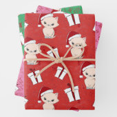 Niedliche Katzenweihpapierblätter Geschenkpapier Set (Beispiel)