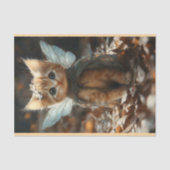 Niedliche Katzenzucht in Fall Woods BU6 Decoupage Seidenpapier (Vorderseite)