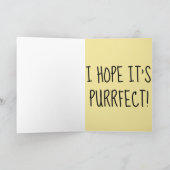 NIEDLICHE KATZGEBURTSKARTEN, PANDA KITTY CARD FEIERTAGSKARTE (Innenseite)