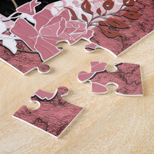 Niedliche Kätzin personalisierte Kleider Puzzle (Seite)