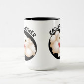 Niedliche Kauliblume Tasse (Zentrum)