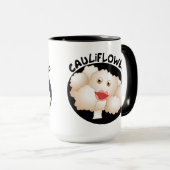 Niedliche Kauliblume Tasse (VorderseiteRechts)