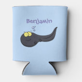 Niedliche Kaulquappen-Cartoon-Abbildung Dosenkühler (Vorderseite)