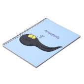 Niedliche Kaulquappen-Cartoon-Abbildung Notizblock (Linke Seite)