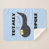 Niedliche Kaulquappen-Cartoon-Abbildung Sherpadecke (Vorderseite (Horizontal))