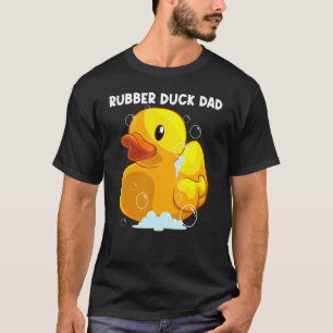 Niedliche Kautschukente für Vater Pater Herren Kau T-Shirt