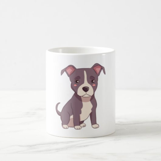 Niedliche Kawaii-Abbildung Kaffeetasse (Mittel)