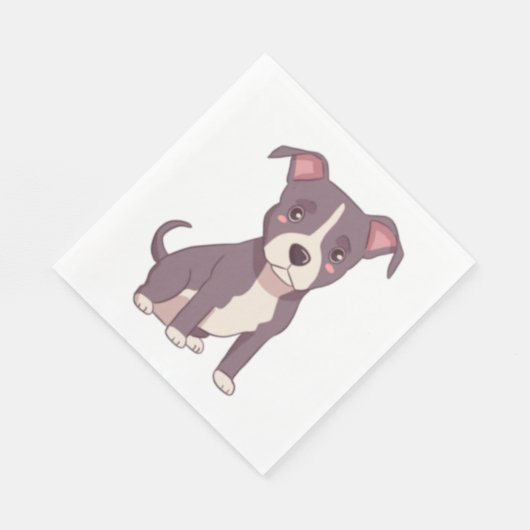 Niedliche Kawaii-Abbildung Serviette (Ecke)