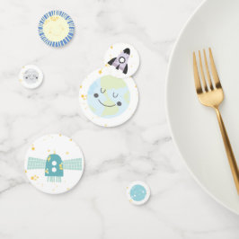 Niedliche Kawaii Astronomie Weltraumbahnhof Party Konfetti