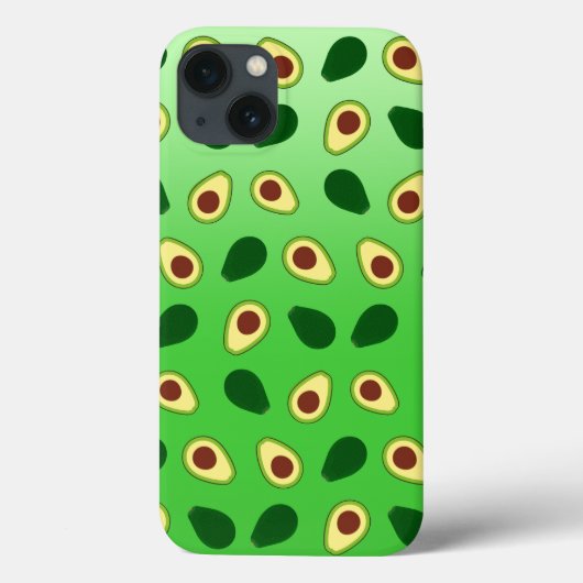 Niedliche Kawaii Avocado Steigung Muster Case-Mate iPhone Hülle (Rückseite)