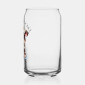 Niedliche Kawaii Baby Kuh trinkt Milch Dosenglas (Links)