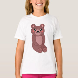 Niedliche Kawaii-Bärendarstellung T-Shirt