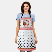 Niedliche Kawaii Brownies und Eiscreme Schürze (Getragen)