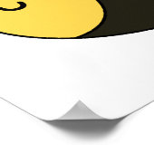 Niedliche Kawaii Bumble Bee Poster (Ecke)