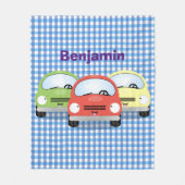 Niedliche Kawaii-Cartoon Fleecedecke (Vorderseite)