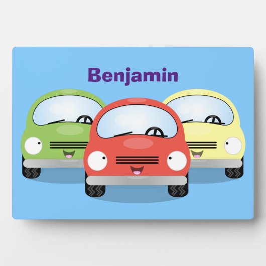 Niedliche Kawaii-Cartoon Fotoplatte (Vorderseite)