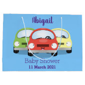 Niedliche Kawaii-Cartoon Große Geschenktüte (Rückseite)