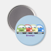 Niedliche Kawaii-Cartoon Magnet (Vorderseite/Rückseite)