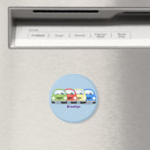 Niedliche Kawaii-Cartoon Magnet (In Situ (Geschirrspüler))