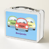 Niedliche Kawaii-Cartoon Metall Brotdose (Rückseite)