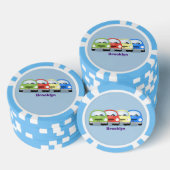 Niedliche Kawaii-Cartoon Pokerchips (Stapel)