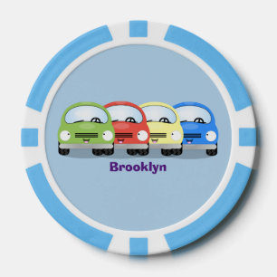 Niedliche Kawaii-Cartoon Pokerchips