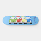 Niedliche Kawaii-Cartoon Skateboard (Horizontal)