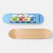 Niedliche Kawaii-Cartoon Skateboard (Horizontal)