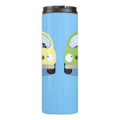 Niedliche Kawaii-Cartoon Thermosbecher (Rückseite)