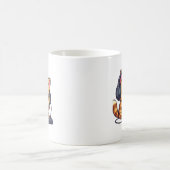 Niedliche Kawaii Cat Playing Video Games - Adorabl Kaffeetasse (Mittel)