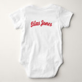 Niedliche Kawaii Chips und Salsa Baby Strampler (Rückseite)