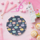 Niedliche Kawaii Cloud Pattern Papier Teller (Party)