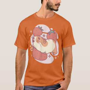 Niedliche Kawaii-Designs Guinea Schweinefleisch in T-Shirt