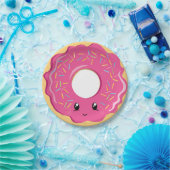 Niedliche Kawaii Donut Party Platte Pappteller (Party)