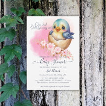 Niedliche Kawaii Egg Bird Elegante Floral Baby Dus