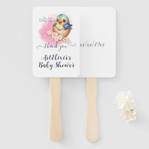 Niedliche Kawaii Egg Bird Elegante Floral Baby Dus Fächer