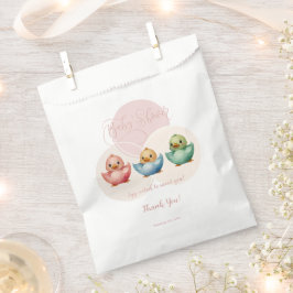 Niedliche Kawaii Eier Vögel Pastellfarben Babydusc Geschenktütchen