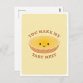 Niedliche Kawaii Eierkartoffeln Lebensmittel Puppe Postkarte (Vorne/Hinten)