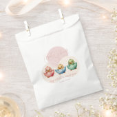 Niedliche Kawaii Eiervögel Pastellfarben Kinderdus Geschenktütchen (Ausgeschnitten)