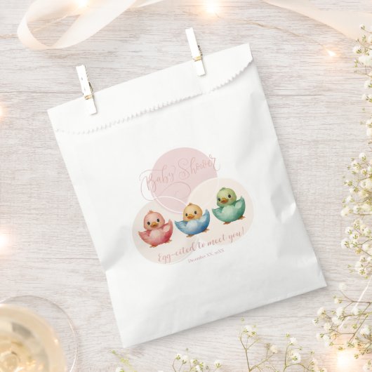 Niedliche Kawaii Eiervögel Pastellfarben Kinderdus Geschenktütchen (Ausgeschnitten)