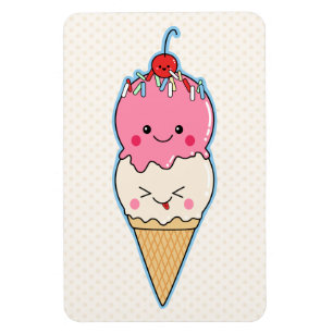 Niedliche Kawaii Eiscreme Magnet