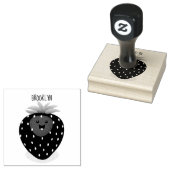 Niedliche Kawaii Erdbeere Cartoon Abbildung Gummistempel (Stempel)