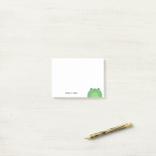 Niedliche Kawaii Frog Tiercotattacore  Post-it Klebezettel (Auf Schreibtisch)
