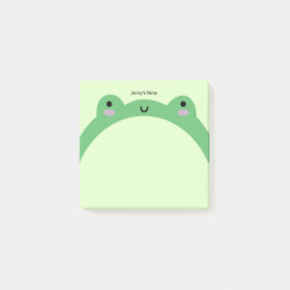 Niedliche Kawaii Frog-Tierspezies Post-it Klebezettel