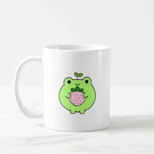 Niedliche Kawaii-Frosch-Tasse Kaffeetasse (Links)