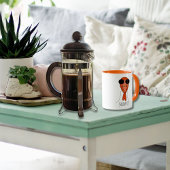 Niedliche Kawaii-Garnelen Meeresfrüchte Tasse