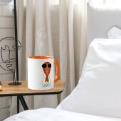 Niedliche Kawaii-Garnelen Meeresfrüchte Tasse